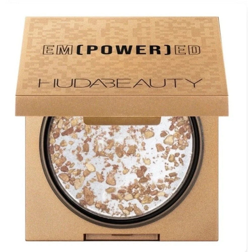 NIB HUDA BEAUTY EMPOWERED FACE GLOSS HIGHLIGHTING DEW-GLOW ENERGY-